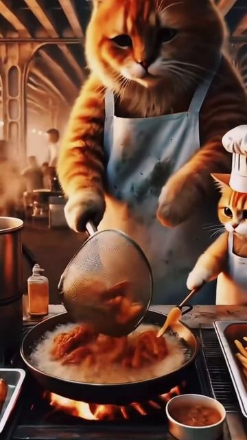 Жизнь рыжего кота из нейросети