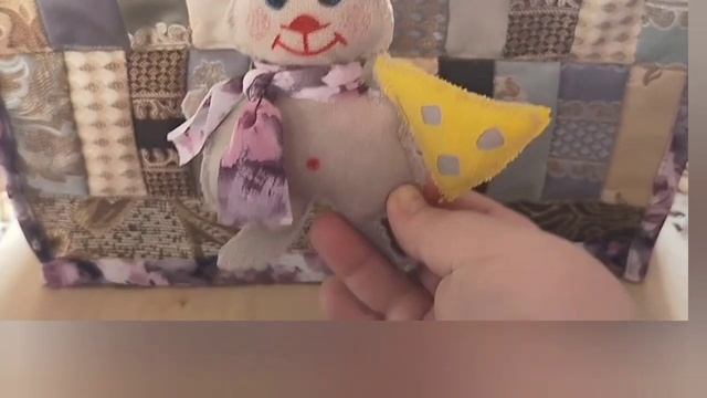 Чехол с элементом декора🐭для швейной машины из лоску