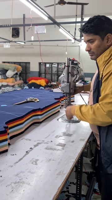 Fabric cutting in garment industry ｜✂️ fabric cutting science #2025shorts #shorts @Arvind