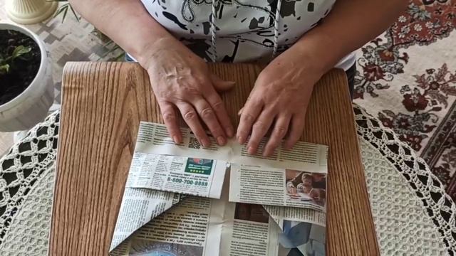 шапка из газеты