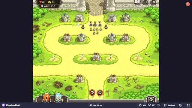 Играю Кингдом Раш Часть 4-ая | Серия 4-ая "Пытаюсь Пройти" | Kingdom Rush!