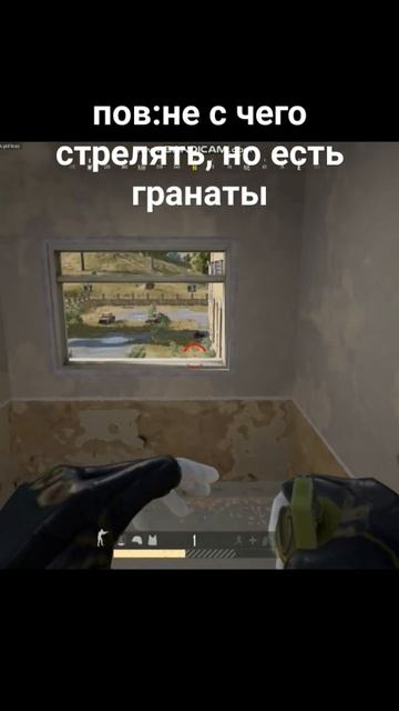 оружие не надо, когда есть граната🙃 #shorts #pubgbattlegrounds