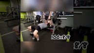 Жим лёжа. Янушкевич Дмитрий. 100 кг.