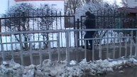 Переменчивая погода лужа у второй школы