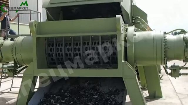 Утилизация авто на шредерной установке CT-2000