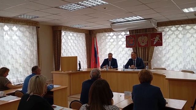 Аппаратное совещание в администрации Ачинска