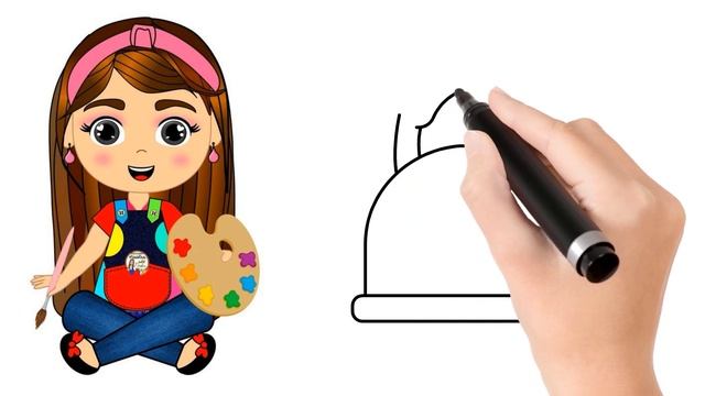 Как се рисува чайник * Детски рисунки * How to Draw a Teapot * Drawin