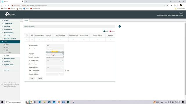 01 How to Setup L2TP VPN Server on Tp Link Omada ER605