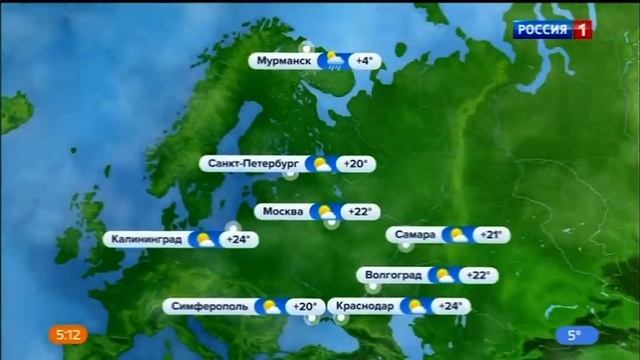 Погода на неделю 14 - 18 апреля 2025 года.