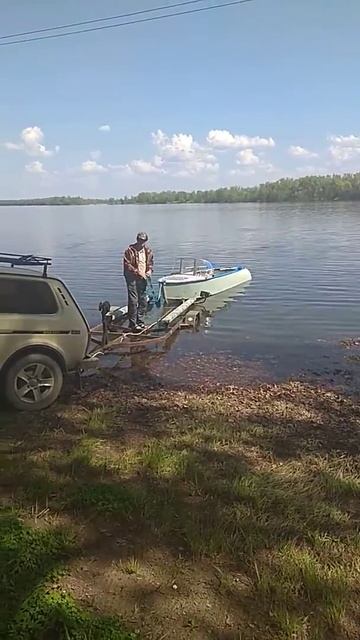 Казанка М первый спуск на воду.