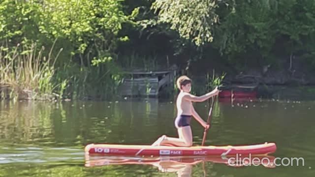 Арсений Цапенко на Сапе по реке!