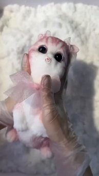 cats sticky toy cast in foam #shortsvideo