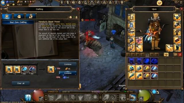 Drakensang Online - Ceптцяies Vs Magotina Inf3 + Crafting my 1h set (part1/2)