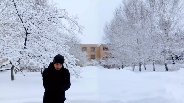 Играем В Снежки, Снег Идёт, Я И Мой Двойник Ильнар !