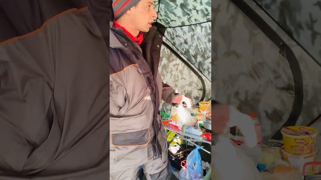 РЫБАЛКА НА ТРИ ДНЯ В ПАЛАТКЕ КУБ #зимняярыбалка #щука #?