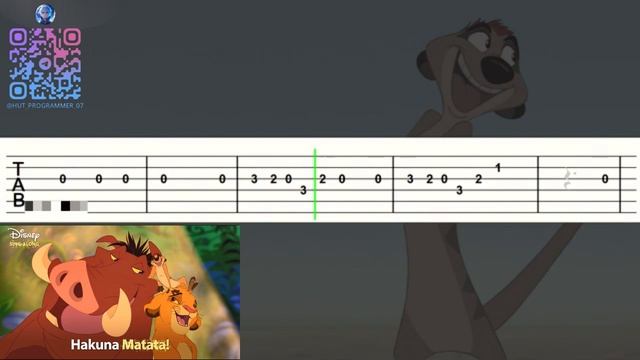 🎸The Lion King - Hakuna Matata Guitar Tutorial Ⓜ️