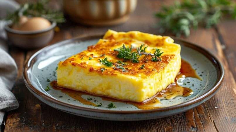 Пышный омлет с молоком как в садике