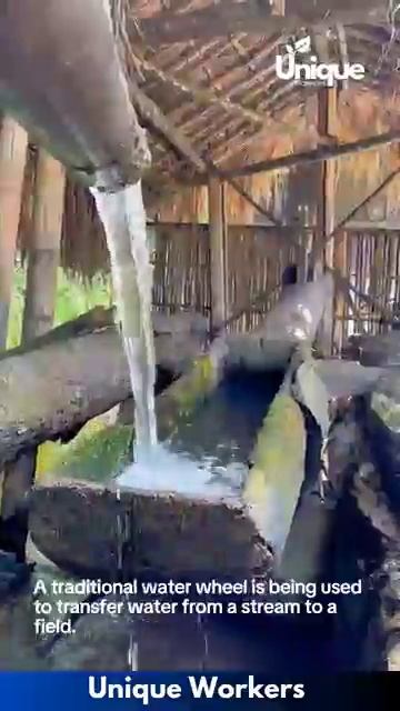Harnessing water power - The workers do their job perfectly ｜｜ #machine #shorts