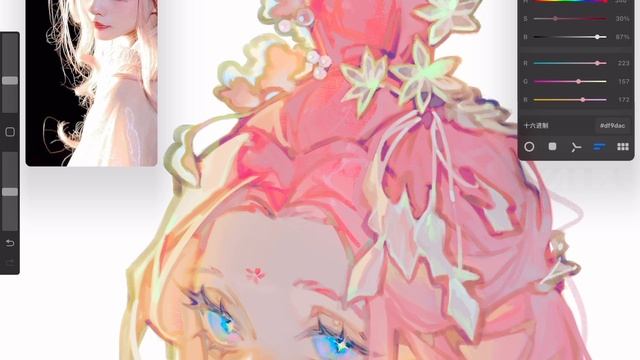 32-粉发头像细化三-1