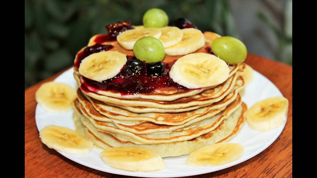 ПАНКЕЙКИ С БАНАНАМИ! Вкусный и быстрый завтрак