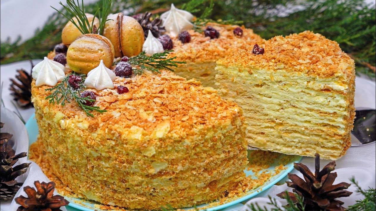 САМЫЙ ВКУСНЫЙ НАПОЛЕОН!!! ИДЕАЛЬНЫЙ Рецепт Домашний Торт Рецепт