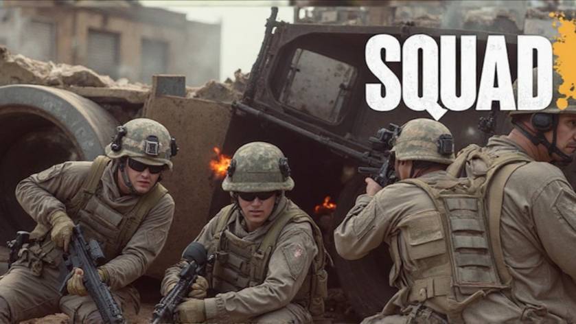 SQUAD Первый запуск. Играем с SMORIEN.play , CS 2
