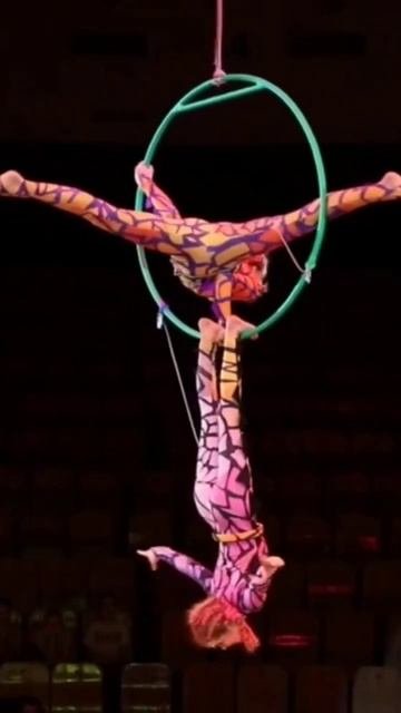 на грани возможностей! acrobat воздушноекольцо акробатика цирк jump somersault сальтоtrick