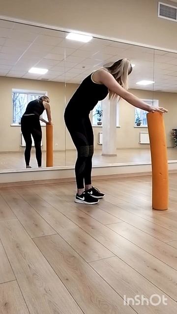 Мягкое вытяжееие спины и работа плечевой суставов #fitne