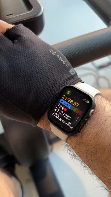 F67 - #велотренажер 20 минут в своем пульсе #цель #motivation #у?