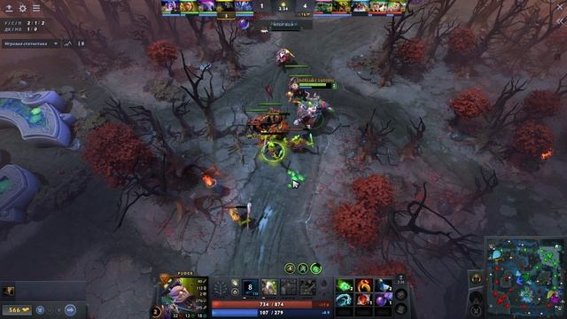 Показываю как правильно играть на 5 pudge, делаем легкие килы на линии со снайпером
3 к ммр