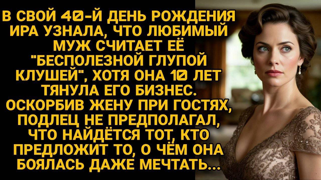 МУЖ ОБОЗВАЛ ПЕРЕД ГОСТЯМИ ГЛУПОЙ КЛУШЕЙ НА ЕЁ ДНЕ РОЖДЕНИЯ, НО ЧУТЬ НЕ ПОСИДЕЛ ОТ...