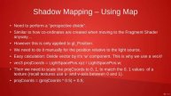 030 THEORY Shadow Mapping