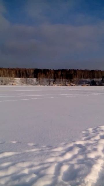 Обское море зимой