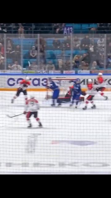 ГОЛ Аркадий Шестаков Барыс v Авангард 1-3 КХЛ 2023-24#shorts