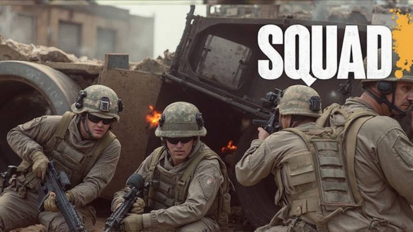 🔴 SQUAD Первый запуск. Играем с SMORIEN.play