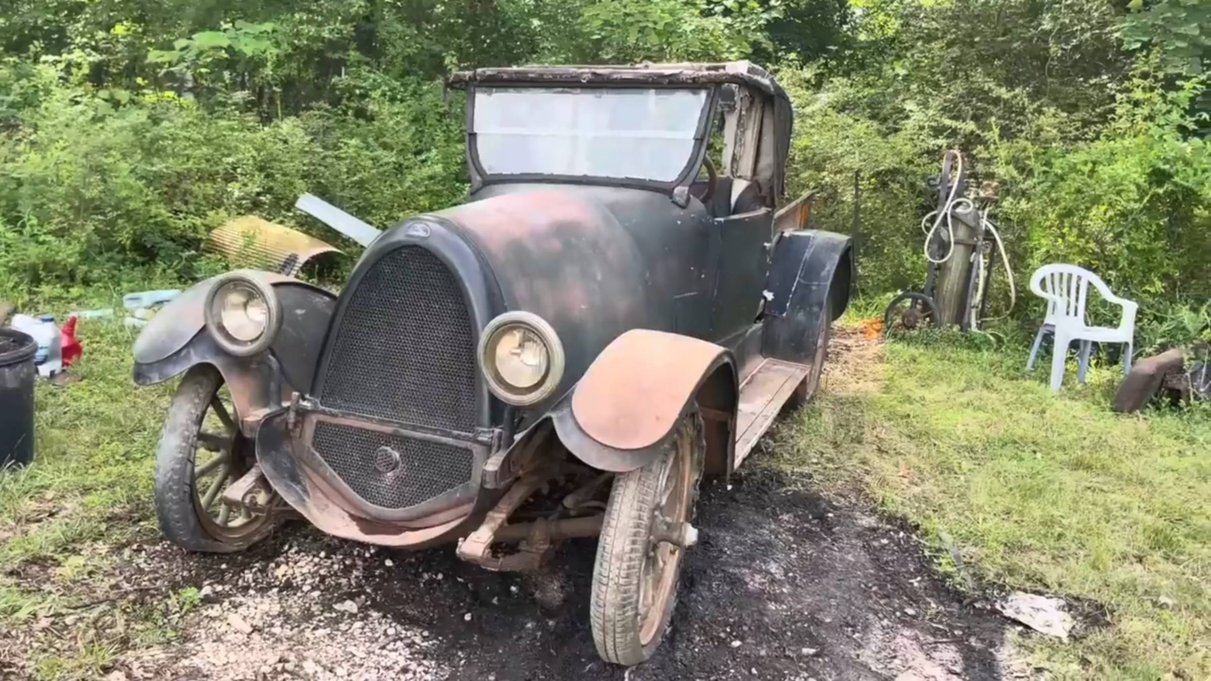 Мощь! Нашли авто 1923 года! Заведется ли?! #1