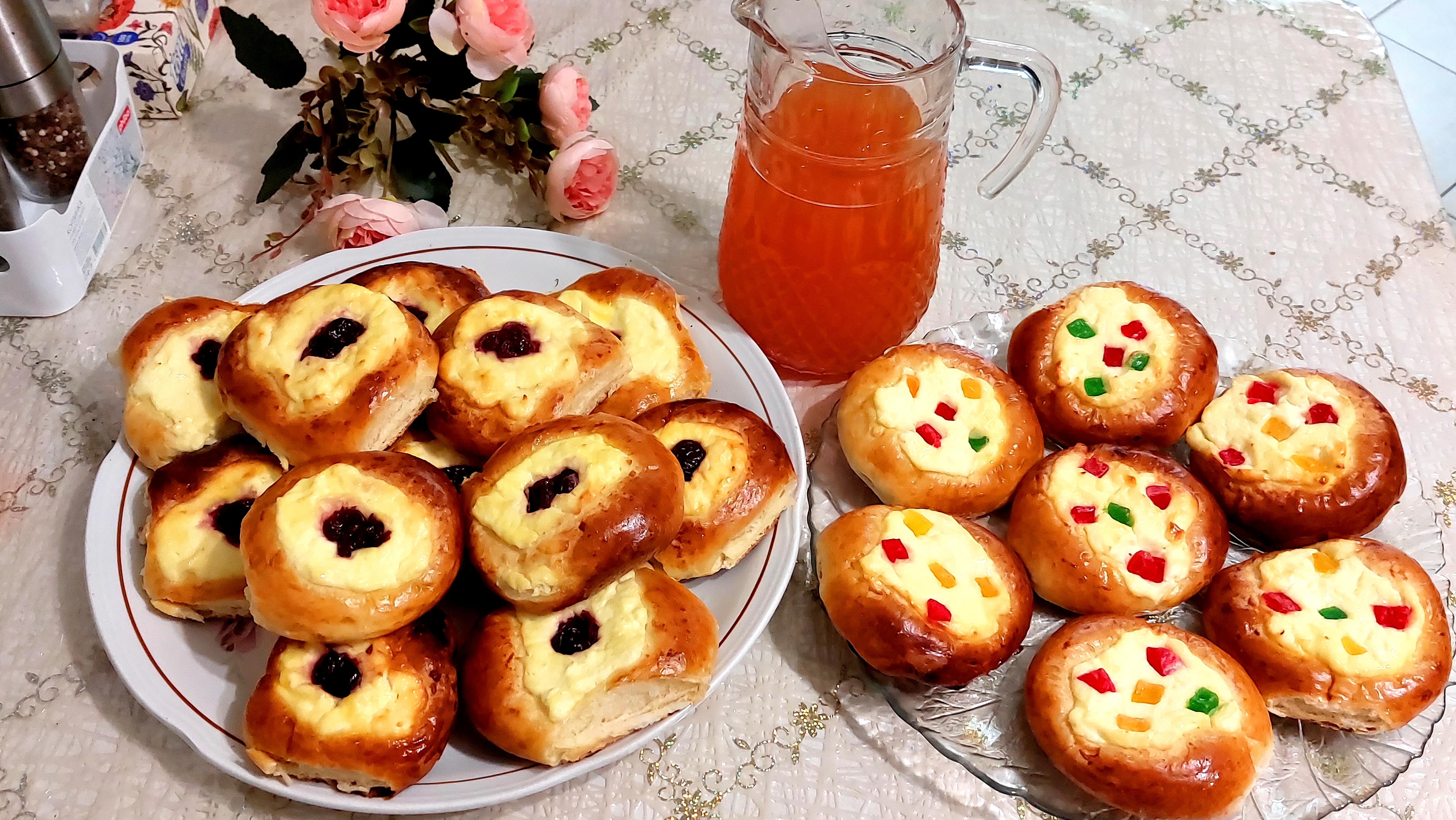 ВАТРУШКИ С ТВОРОГОМ,ЛЮБИМОЕ ЛАКОМСТВО С ДЕТСТВА!😋👍