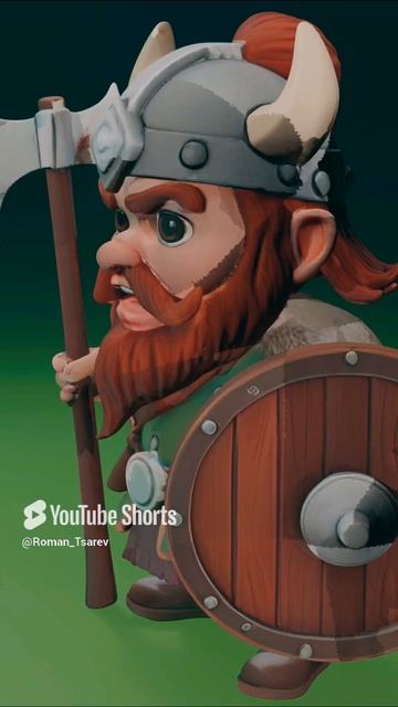 3D модель сгенерированная ИИ 😱 #shorts