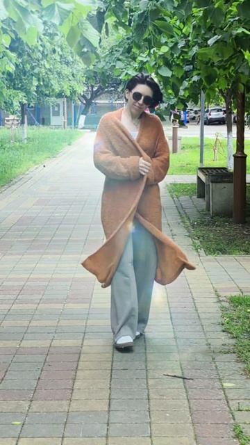 Вязаный кардиган длинный Peloso