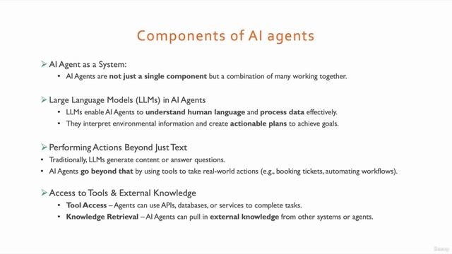 2 -Components and use cases of AI Agents