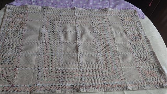 Салфетки для дома и интерьера в технике Slow stich