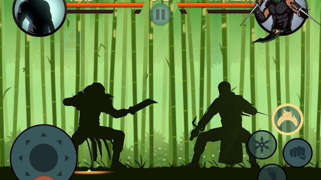 Проба «Когтей» в Shadow Fight 2 после победы над Рысью #145