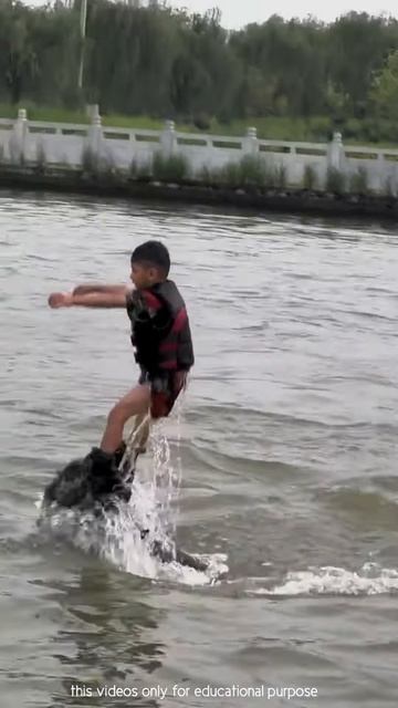 Cute boy playing with water #shortsvideo