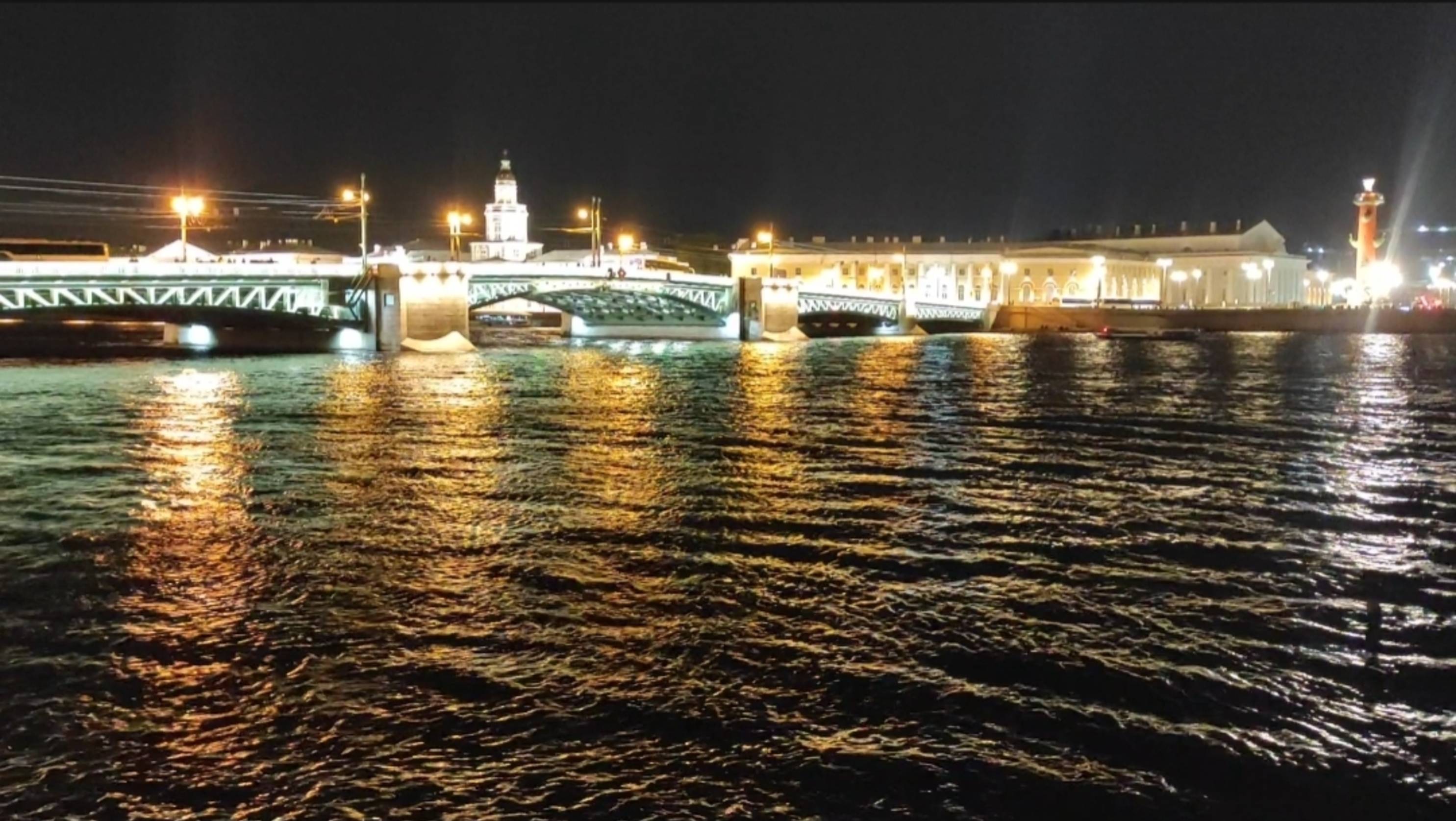 Прогулка по ночному Санкт-Петербургу.