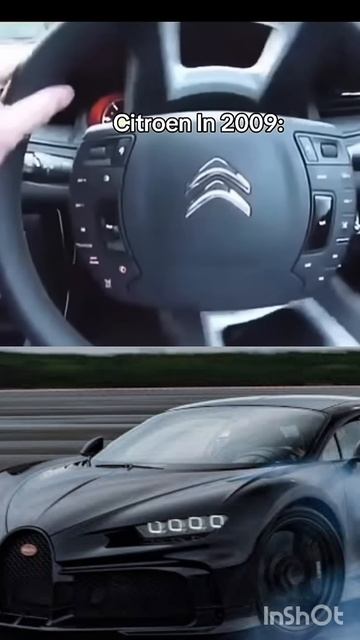 Руль  Bugatti против Citroen.