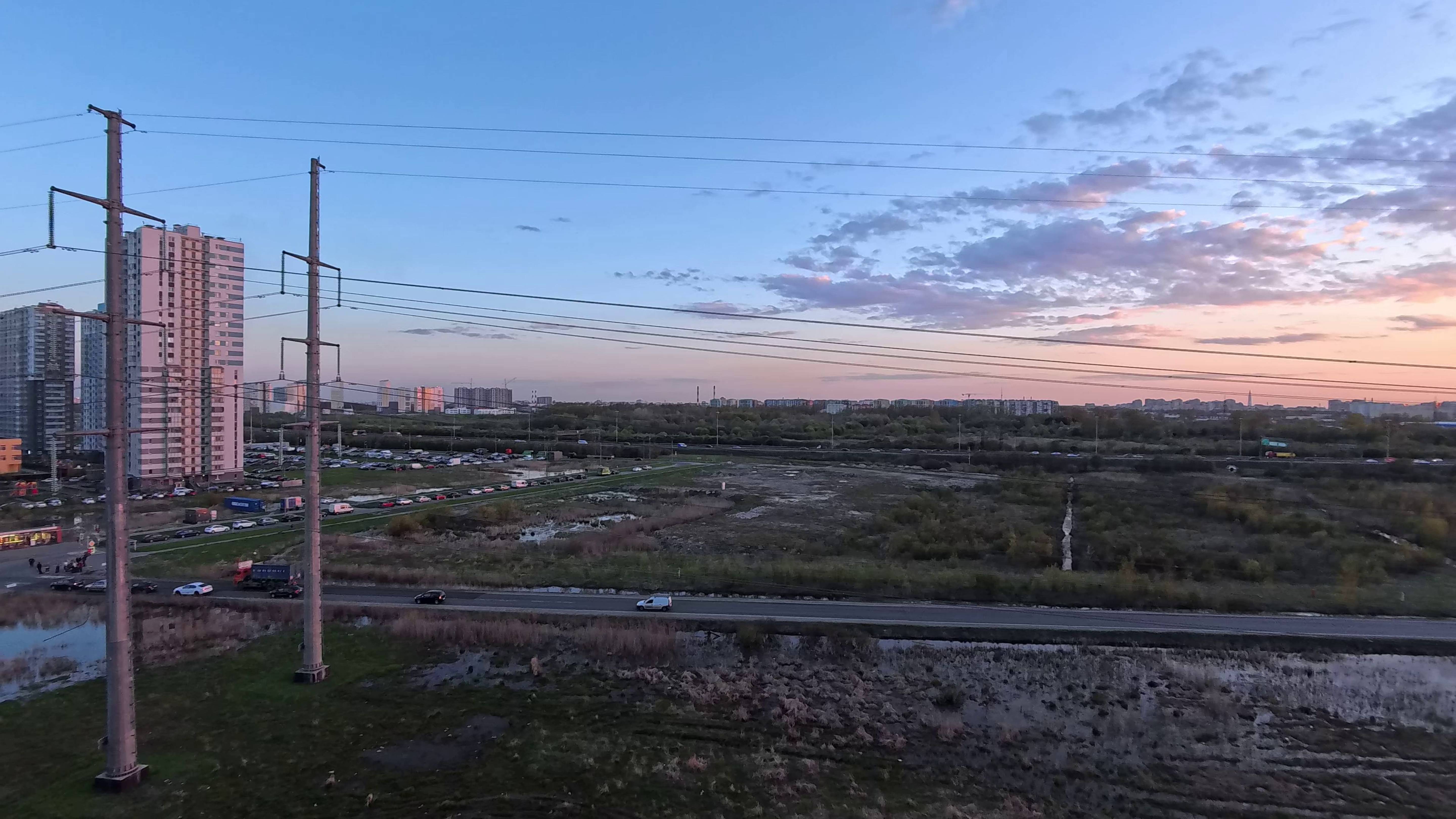 ЖК Цветной город. Вид из окна. Май 2025.