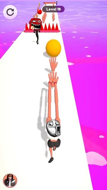 Hand Stake Run Lvl.19 🤯 #shorts #gameplay #games #gaming