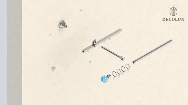 Инструкция по сборке двухрядного карниза Сиам с U-шино