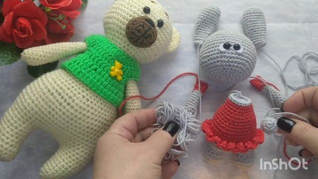 Вяжу на работе, готовая работа, и процессы