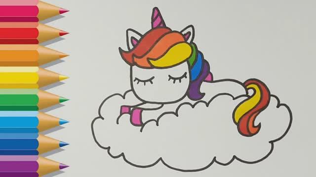 Как нарисовать единорожку легко и быстро
